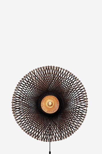 Good&Mojo   Vegglampe omvendt Kalimantan 87x20 cm Flerfarget