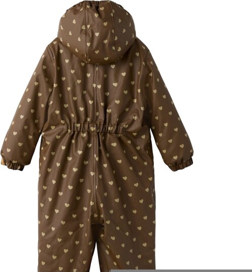 Lil"Atelier Nmfladry10 Pad Snowsuit Aop Fo Lil Brown 116