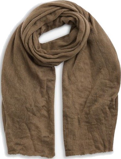 Natura Cashmere Alba luxury cashmere scarf OS brun herre