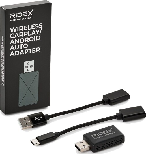 RIDEX 100862W0001 Trådløs adapter til CarPlay / Android Auto