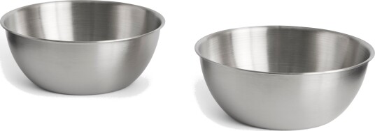 HAY Outdoor Market serveringsbolle Rustfritt stål 700 ml 2 pakning