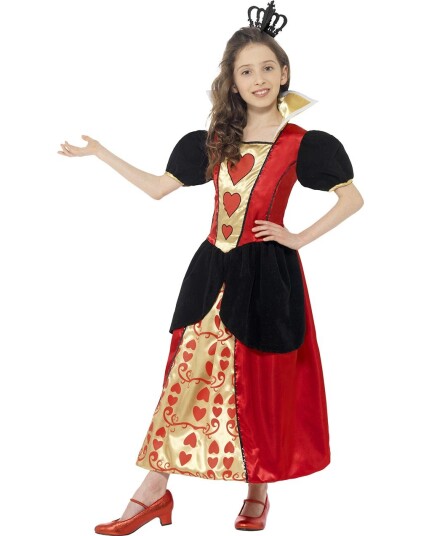 Miss Heart Dronning Barnekostyme Miss Heart Dronning Barnekostyme