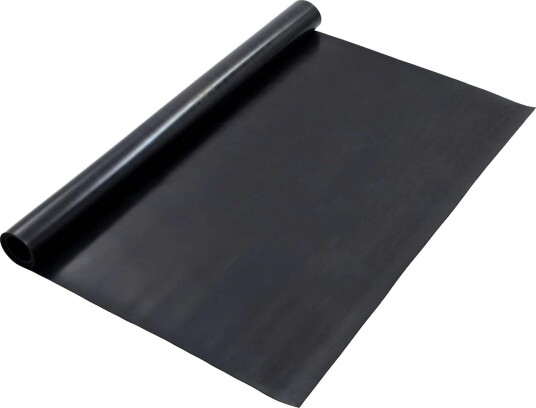 vidaXL Gulv Matte Svart 1,2 x 2 m Gummi