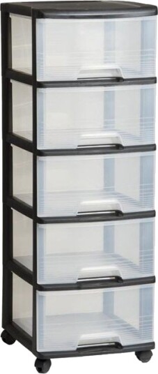 Keter Bookcase On Wheels 5X20l