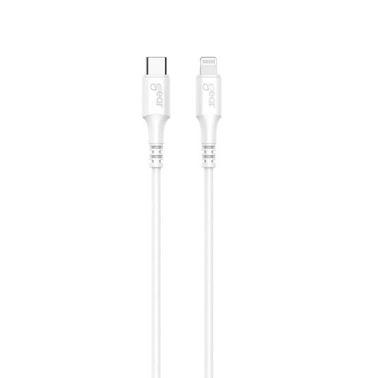GEAR Ladekabel Usb c Til Lightning 1m Hvit MFI C94