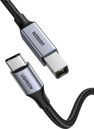 UGREEN USB-C til USB-B 2.0 skriverkabel, 3m
