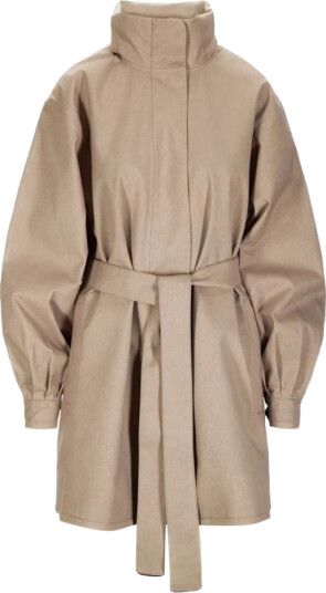 Brgn by Lunde & Gaundal Dame Frakker Beige XS,