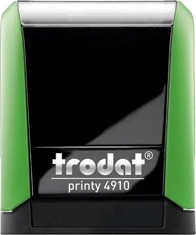 Trodat Trodat Stempel 4910 Grønn Svart Pute 26X9 Mm