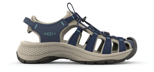 Keen Women's Astoria West Sandal Naval Academy-Reef Waters, 39