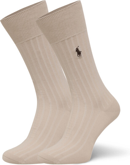 Polo Ralph Lauren Egyptian Cotton Egyptian Rib Crw 2P Beige 39 42