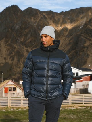 Twentyfour Aurora Warm Dunjakke Blå S