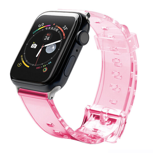 Hurtel Light Silikonrem for Apple Watch 42/44mm Rød
