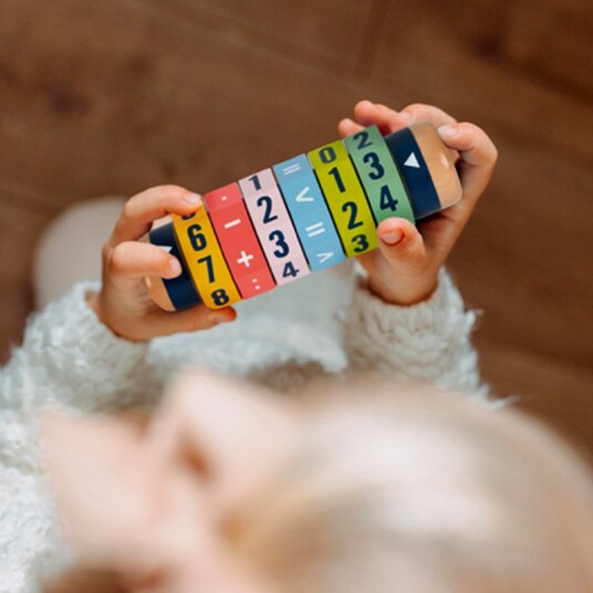 Small Foot Rolling Calculator Wood 1x1 Small Foot Rolling Calculator Wood 1x1