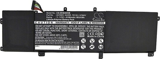 Batteri til Dell Precision M2800 etc. CS-DEM280NB