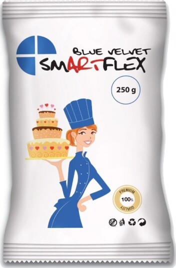 Smartflex Blå Fondant Velvet 250g 