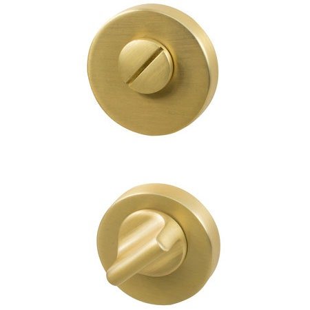 Beslag Design WC Lås Euro Standard Brushed Brass Beslag Design WC Lås Euro Standard Brushed Brass