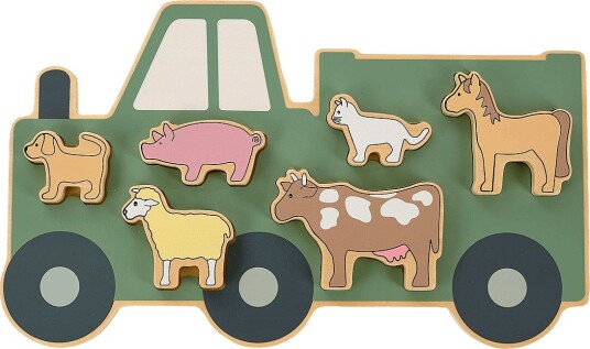 JaBaDaBaDo Farm Puzzle - MULTI COLOURED - One Size