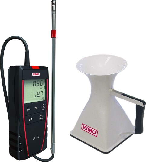 Kimo Kit I. VT110 + K35 Varmtrådsanemometer