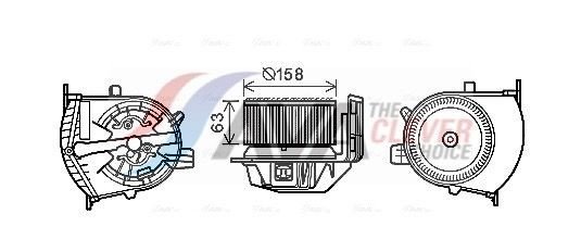 Viftemotor kupévifte AVA Clever Choice RT8585 Viftemotor kupévifte AVA Clever Choice RT8585