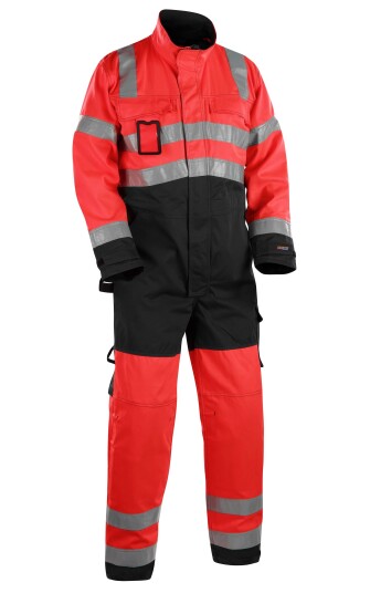 Blåkläder Kjeledress Varsel Hivis Rød/Svart C60