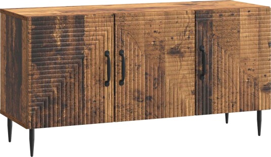 TV skap Gammelt tre 99 x 34,5 x 50 cm Konstruert tre TV skap Gammelt tre 99 x 34,5 x 50 cm Konstruert tre