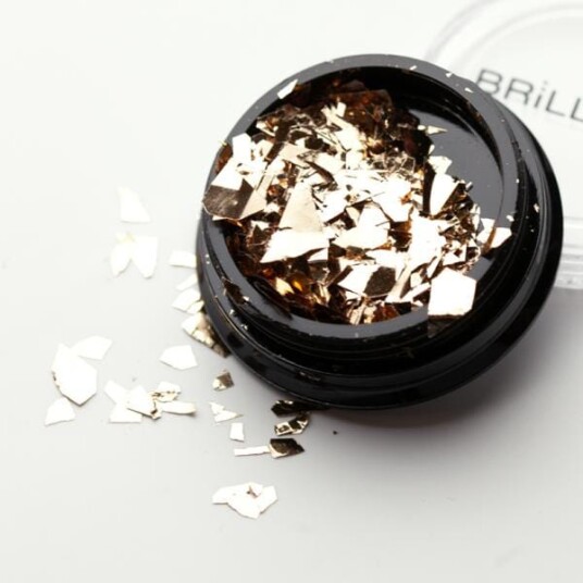 Brillbird Norge Metall Flak Gull
