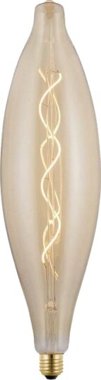 Spl E27 4W XXL Flex filamentpære   44cm 2000K gullfarget glass dimbar   Dimbar : Dimbar Kulør : Ekstra varm