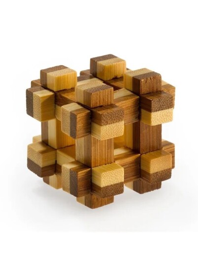 Eureka 3D Bamboo Brain Puzzle Prison House 3D Puslespill