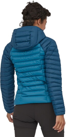 Patagonia Down Sweater Hoody Dame Wavy Blue S