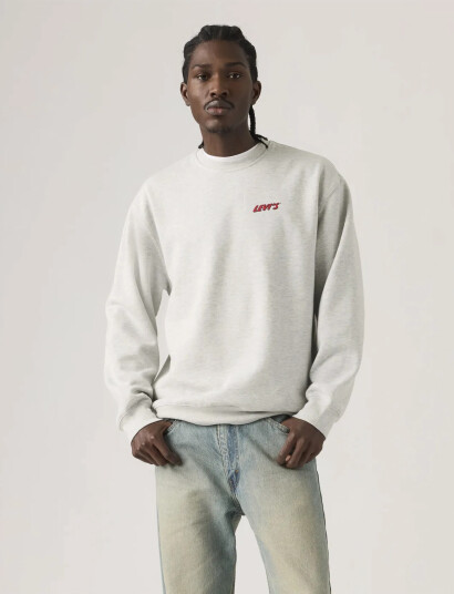 Levi"s® Relaxd Graphic Crew Levis Chap Grey L
