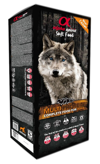 Alpha Spirit Semi-Moist Multiprotein Hundemat 9 kg Alpha Spirit Semi-Moist Multiprotein Hundemat 9 kg