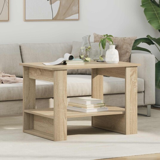 Kaffebord Sonoma eik 72 x 50 x 50 cm Konstruert tre