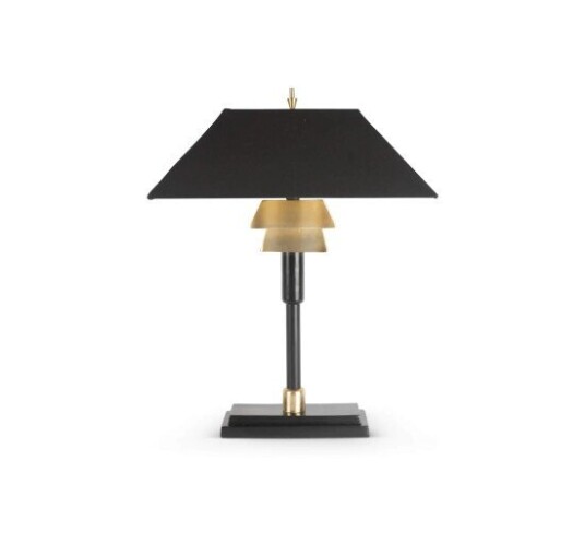 Duo skrivbordslampa svart / guld