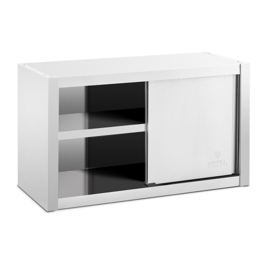 Royal Catering Veggskap i rustfritt stål - 100 x 45 cm 10011663