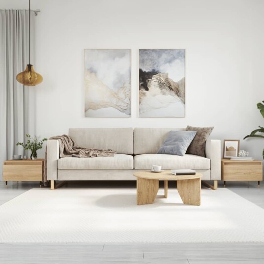 Salongbord 2 stk sonoma eik 50x46x35 cm konstruert tre 8721012111622