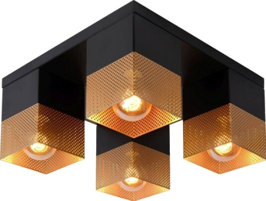 Taklampe Lucide Renate 21123/04/02 I Messing Til Spisestue Taklampe Lucide Renate 21123/04/02 I Messing Til Spisestue
