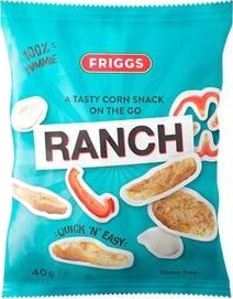 Friggs Corncake Mini Ranch 40 g. Friggs Corncake Mini Ranch 40 g.