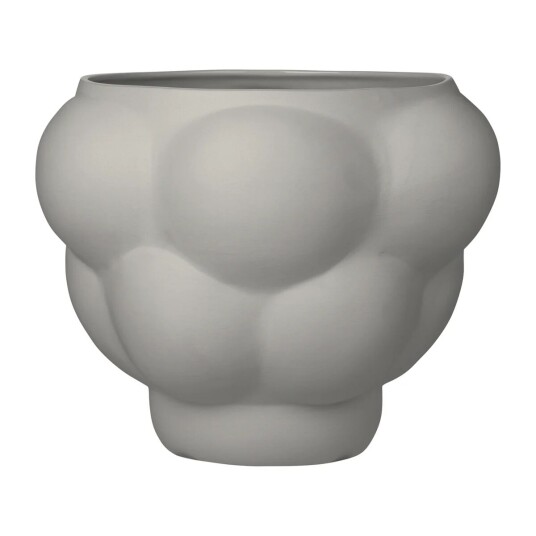Louise Roe Copenhagen Balloon 05 skål-potte h24 cm Ø32 cm Sanded Grey