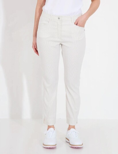 Abacus Lds Bovey 7/8 Trousers Cream 36 Abacus Lds Bovey 7/8 Trousers Cream 36