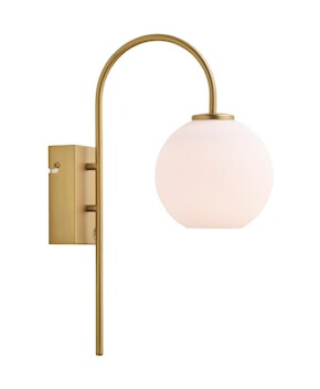 Herstal Ballon Vägglampa Satin Mässing LED 1599731-01-0 1599731-02-0