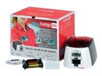 Badgy 100 Plastkortskriver farge fargesublimering/termooverføring CR-80 Card (85.6 x 54 mm) inntil 225 kort/time (mono) / inntil 80 kort/time (farge) kapasitet: 40 kort USB 2.0