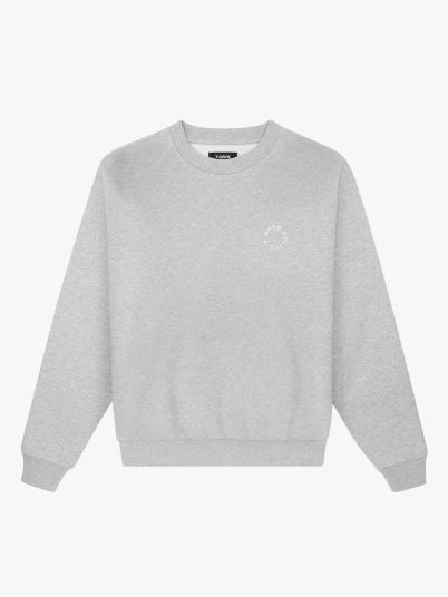 7 DAYS Active Organic Regular Crewneck Grå L 7 DAYS Active Organic Regular Crewneck Grå L