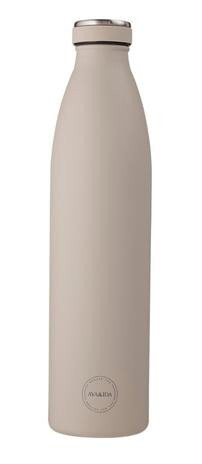 Aya&ida Drinking Bottle Drikkeflaske Med Lokk 1000 Ml Cream Beige Aya&ida Drinking Bottle Drikkeflaske Med Lokk 1000 Ml Cream Beige