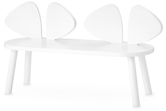 Nofred Mouse Bench White Nofred Mouse Bench White