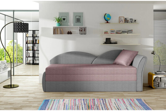 Chasidi Sovesofa 2 seters Rosa/Grå