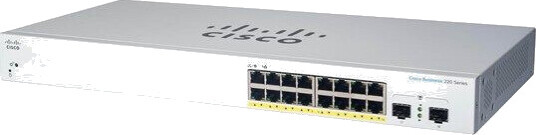 Cisco Business 220 Series CBS220-16T-2G - switch - 18 ports - smart - rack-mountable (889728344463)