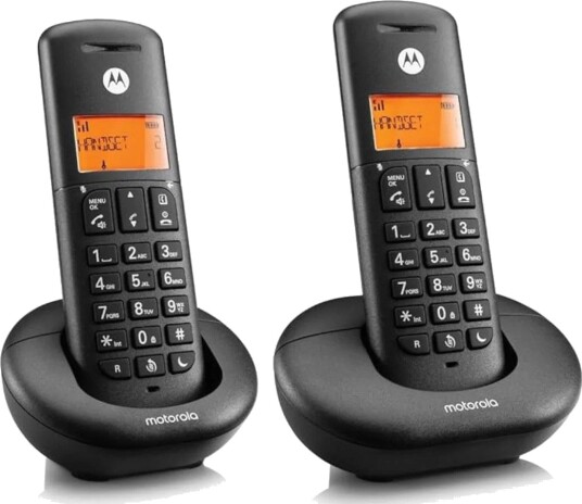 Motorola E202 DECT Trådløs telefon RJ11 Svart