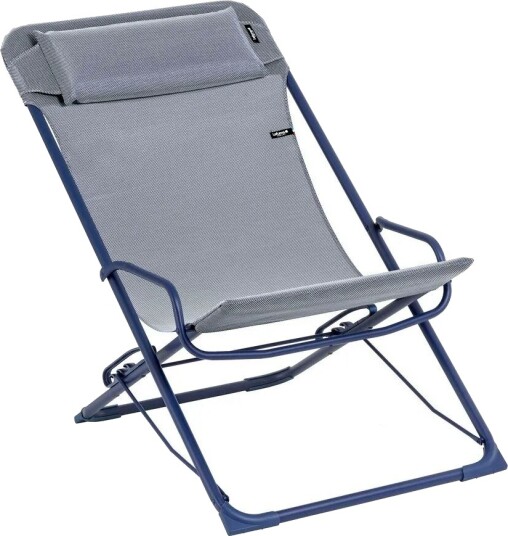 Transaswing Folding Rocking Deckchair Blue