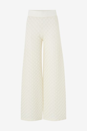 By Malina - Bukser Alissa Knitted Pants - Beige