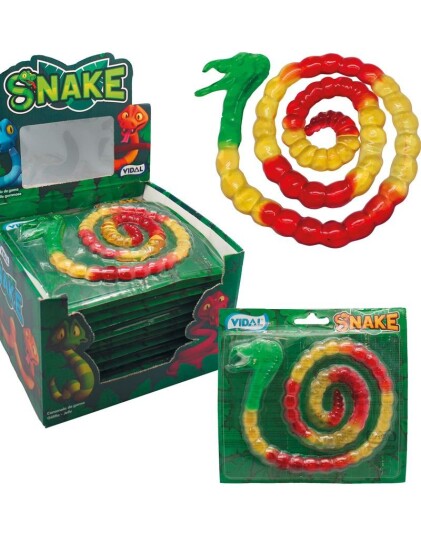 12 stk 1 Meter Vidal Snake / Gelegodteri Hel eske 12 stk 1 Meter Vidal Snake / Gelegodteri Hel eske